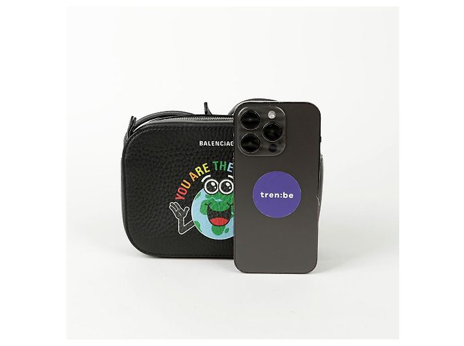 Balenciaga Borsa a tracolla XS Everyday per fotocamera Nero - vista 7