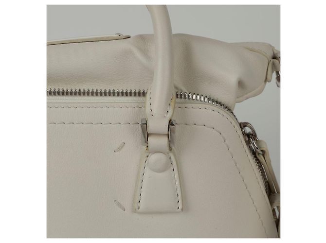 Maison Martin Margiela Mini borsa a spalla Bianco - vista 11