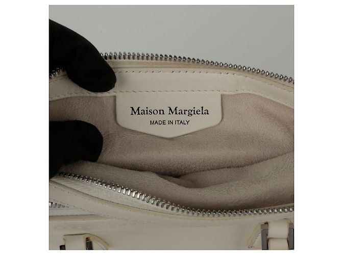 Maison Martin Margiela Mini borsa a spalla Bianco - vista 17