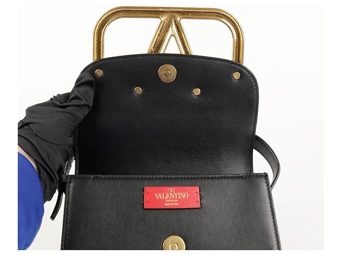 Valentino Borsa tote e borsa a spalla Superbee Garavani Nero - vista 14