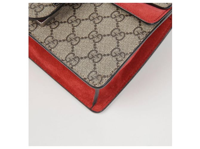 Gucci Borsa a tracolla mini catena Dionysus Rosso - vista 5