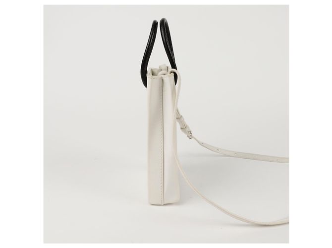 Balenciaga Mini supporto per telefono a spalla incrociato Bianco - vista 3