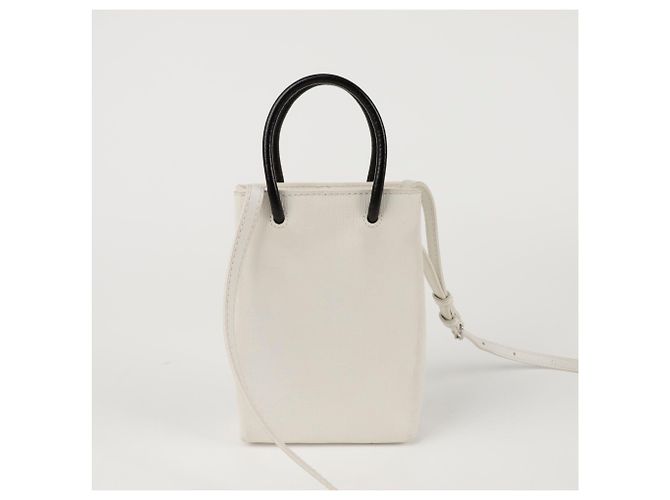 Balenciaga Mini supporto per telefono a spalla incrociato Bianco - vista 4