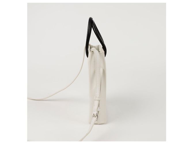 Balenciaga Mini supporto per telefono a spalla incrociato Bianco - vista 5