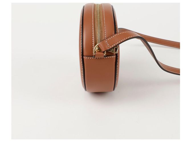 Céline Triomphe Oval Pulse Umhängetasche Braun - Ansicht 3