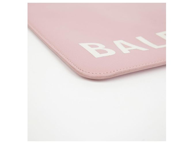 Balenciaga Clutch grande Cash Rosa - vista 7