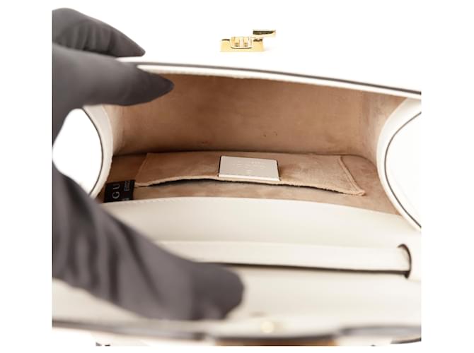 Gucci Mini Silvy Schultertasche Weiß - Ansicht 11