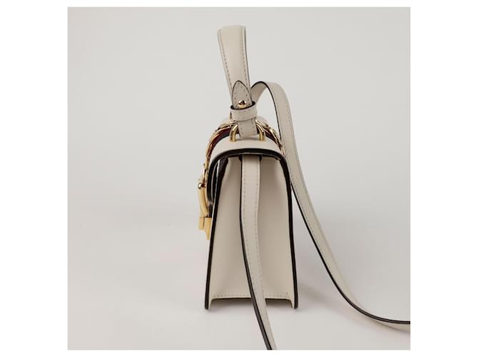 Gucci Mini Silvy Schultertasche Weiß - Ansicht 3