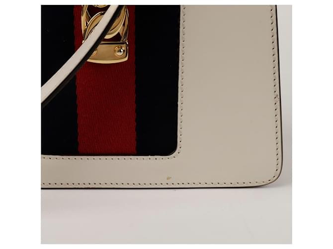 Gucci Mini Silvy Schultertasche Weiß - Ansicht 5