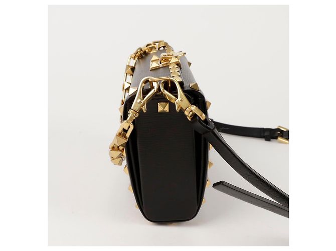 Valentino Borsa a Spalla Crossbody Alcove Rockstud Nero - vista 3