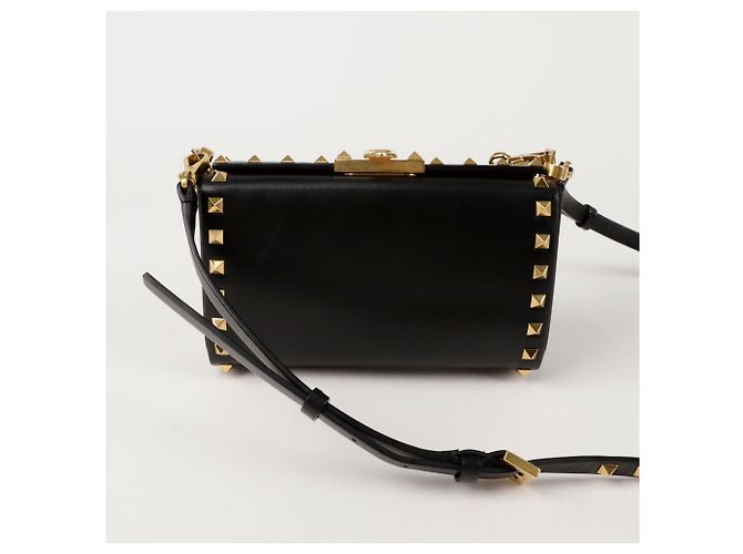 Valentino Borsa a Spalla Crossbody Alcove Rockstud Nero - vista 4
