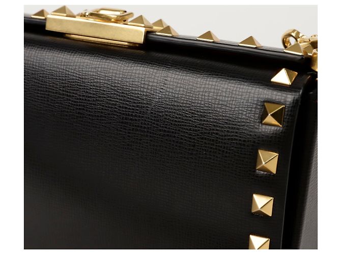 Valentino Borsa a Spalla Crossbody Alcove Rockstud Nero - vista 6