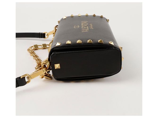 Valentino Borsa a Spalla Crossbody Alcove Rockstud Nero - vista 7