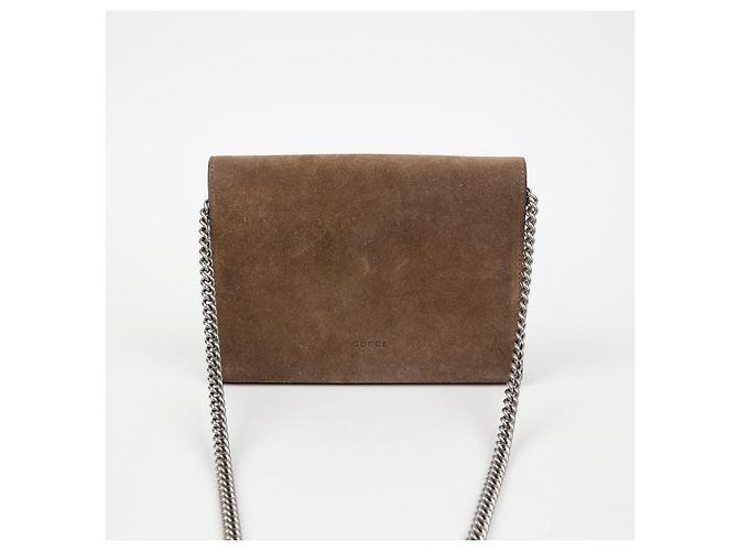 Gucci Sac à bandoulière Dionysus avec chaîne Marron - vue 2