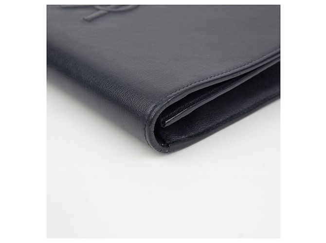 Saint Laurent Clutch Beldujour Blu - vista 11