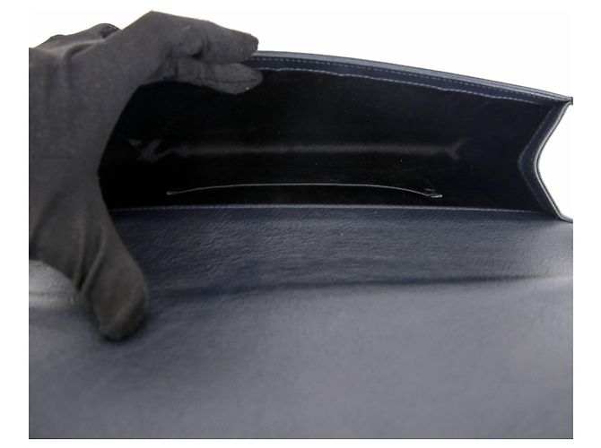 Saint Laurent Clutch Beldujour Blu - vista 14