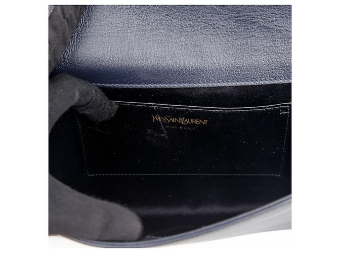 Saint Laurent Clutch Beldujour Blu - vista 15