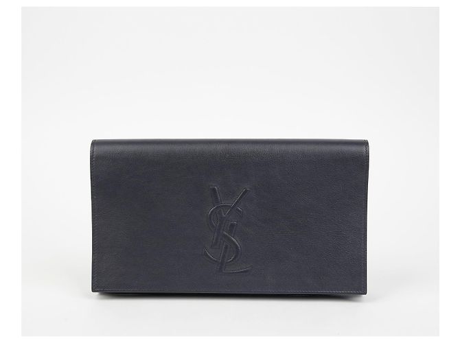 Saint Laurent Clutch Beldujour Blu - vista 2