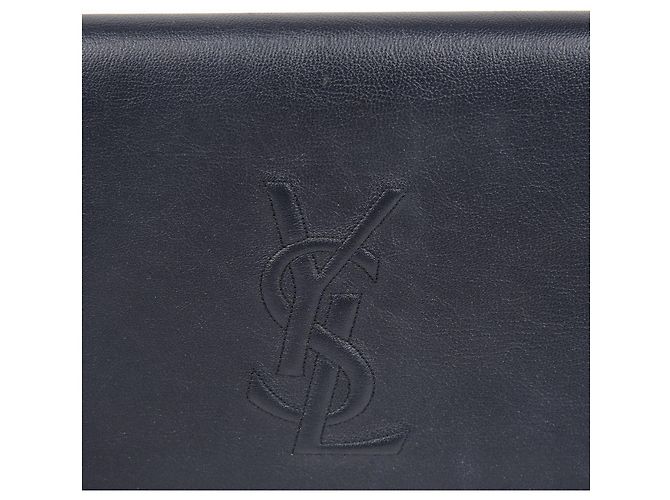 Saint Laurent Clutch Beldujour Blu - vista 3