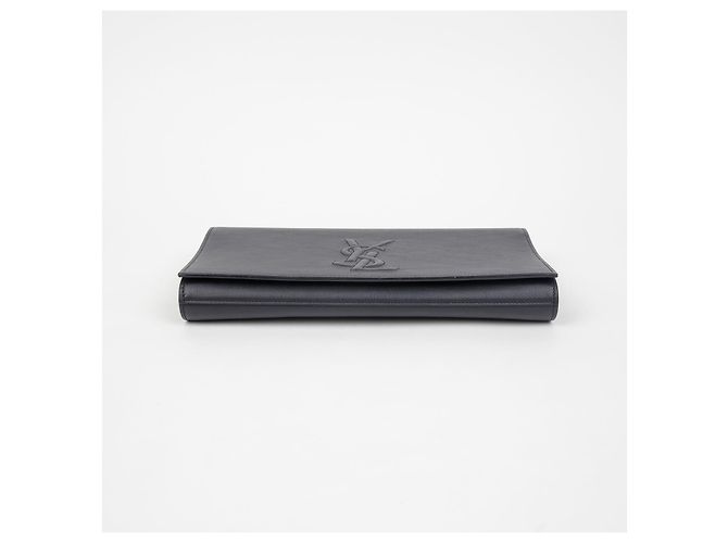Saint Laurent Clutch Beldujour Blu - vista 7