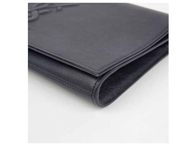 Saint Laurent Clutch Beldujour Blu - vista 9
