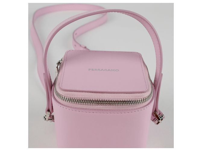Salvatore Ferragamo Mini Borsa a Spalla Rosa - vista 2