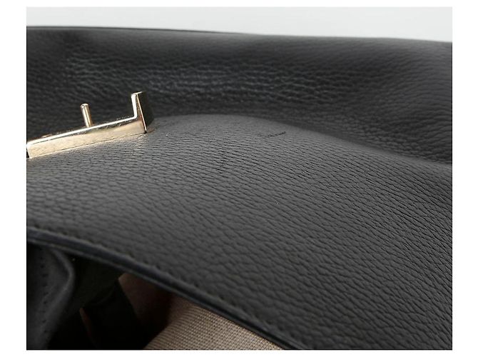 Gucci Bolsa de ombro com alça superior entrelaçada Preto - vista 12