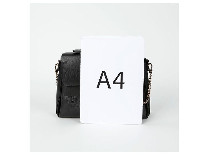 Gucci Bolsa de ombro com alça superior entrelaçada Preto - vista 9