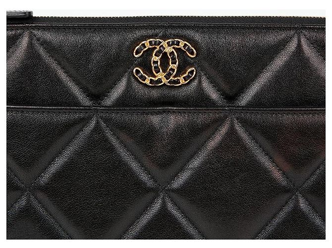 Chanel Clutch Media Nero - vista 3