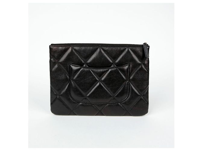 Chanel Clutch Media Nero - vista 4