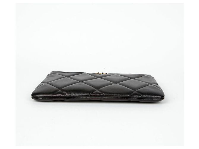 Chanel Clutch Media Nero - vista 6