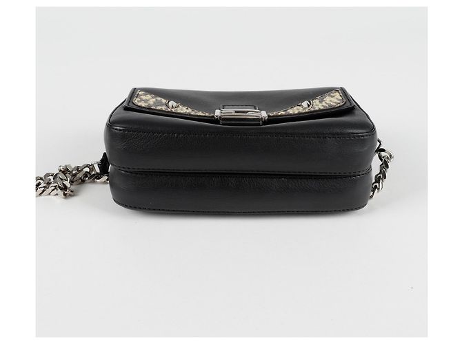 Fendi Borsa a Spalla Double Baguette Micro Chain - vista 6