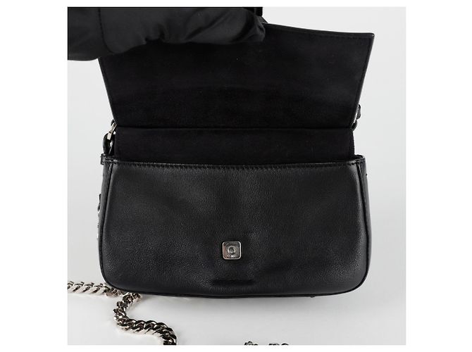 Fendi Borsa a Spalla Double Baguette Micro Chain - vista 8