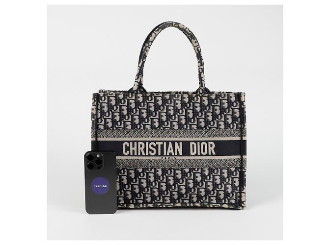 Book Tote Dior Borsa Tote Media Book Blu - vista 9