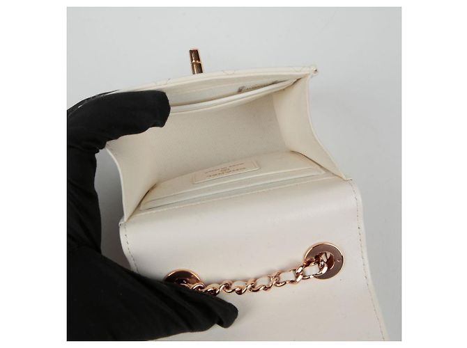 Trendy CC Chanel Borsa a spalla incrociata mini CC alla moda Bianco - vista 13