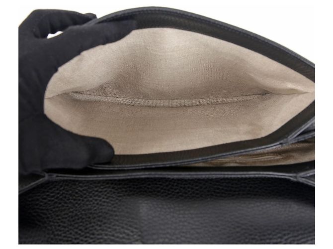 Gucci Tote mit ineinander verschlungenem Griff Schwarz - Ansicht 9