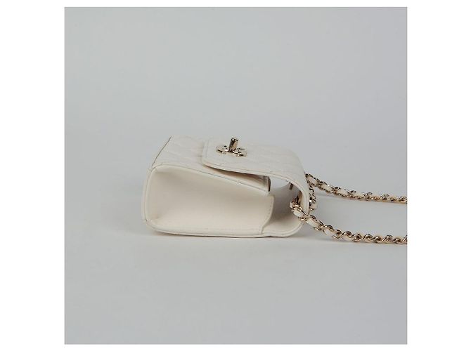 Trendy CC Chanel Trendige CC Mini Schulter-Crossbody-Tasche Weiß - Ansicht 5
