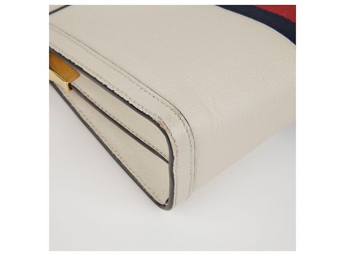 Gucci Ophidia Piccola Borsa a Spalla con Catena Bianco - vista 10