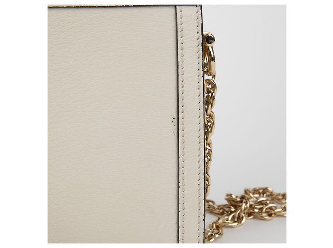 Gucci Ophidia Piccola Borsa a Spalla con Catena Bianco - vista 3