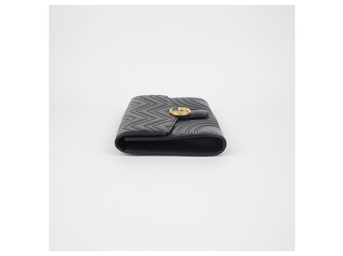 Gucci Clutch GG Marmont Nero - vista 5