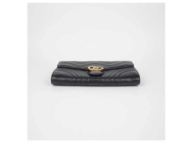 Gucci Clutch GG Marmont Nero - vista 6