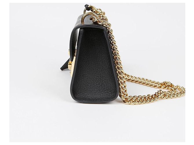Padlock Gucci Borsa a spalla incrociata mini con lucchetto Nero - vista 5