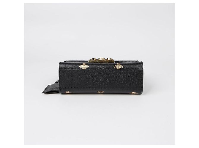 Padlock Gucci Borsa a spalla incrociata mini con lucchetto Nero - vista 6