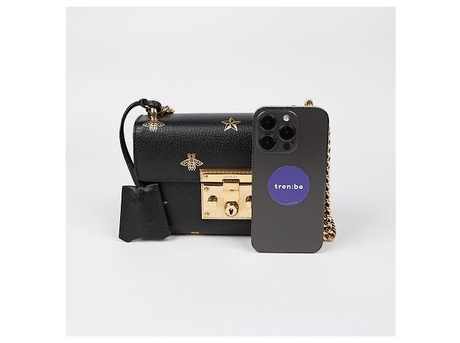Padlock Gucci Borsa a spalla incrociata mini con lucchetto Nero - vista 7
