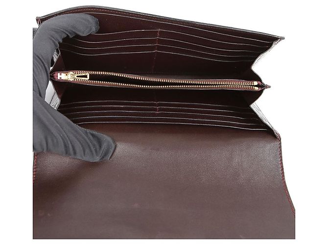 Hermès Cartera Larga Wani Constance Roja - vista 10