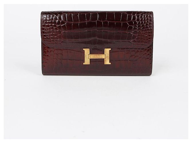 Hermès Cartera Larga Wani Constance Roja - vista 2