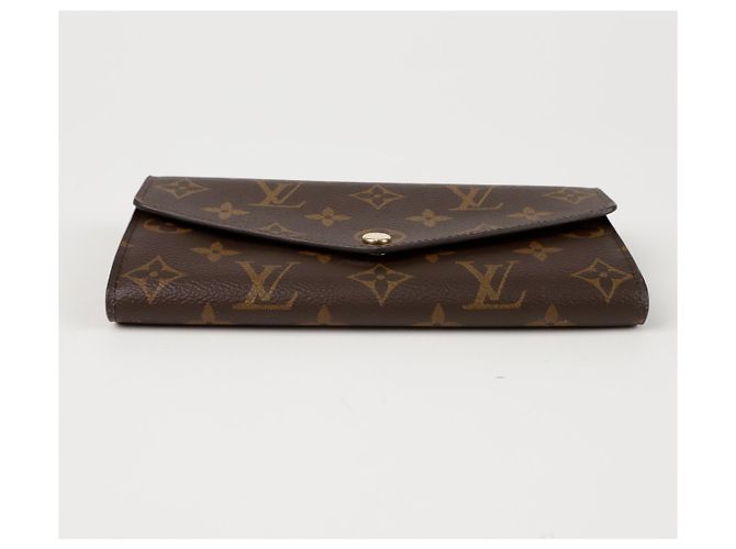 Louis Vuitton Portafoglio Lungo Sarah Marrone - vista 4