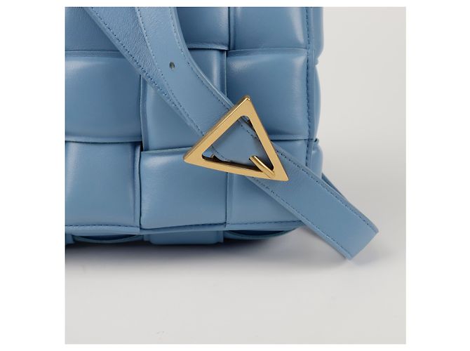 Bottega Veneta Borsa a tracolla Padded Cassette Blu - vista 2