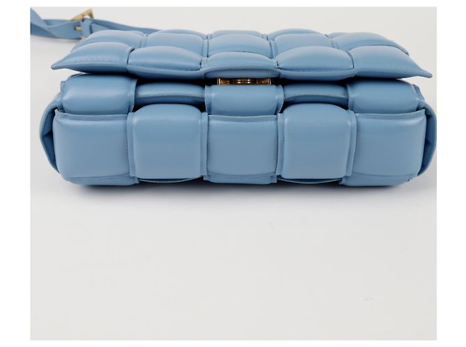 Bottega Veneta Borsa a tracolla Padded Cassette Blu - vista 7