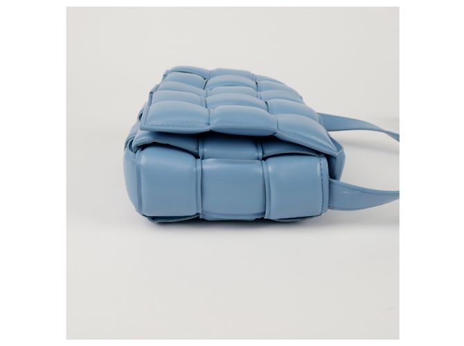 Bottega Veneta Borsa a tracolla Padded Cassette Blu - vista 8